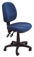 ECO70CM. Ergo 3 Lever. Gas Lift. Back Angle. Seat Tilt. Fabric: Black, Navy, Charcoal